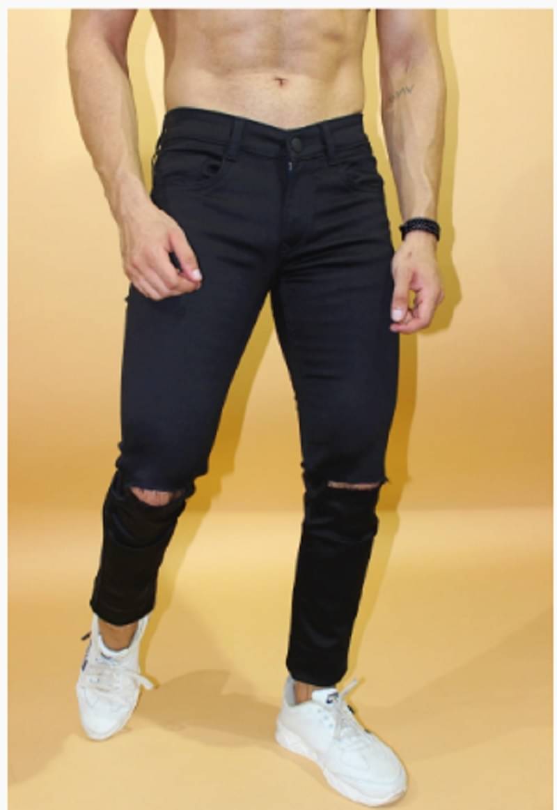 WHATON Skinny Fit Basic Men's Jeans - Black ( Pack of 1 )     			WHATON Skinny Fit Basic Men's Jeans - Black ( Pack of 1 )