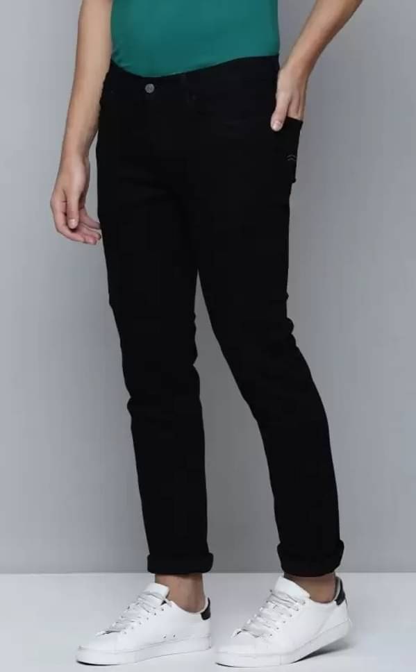     			WHATON Skinny Fit Basic Men's Jeans - Black ( Pack of 1 )