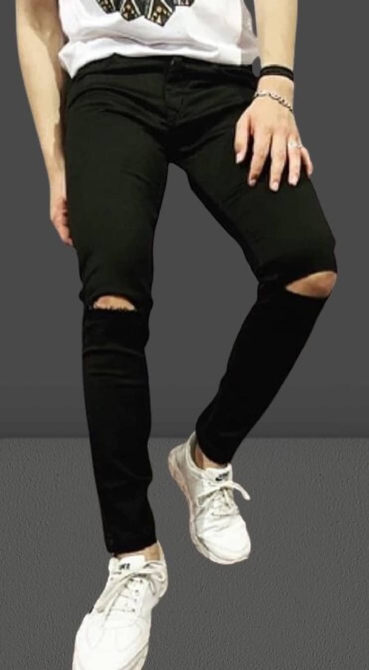 WHATON Skinny Fit Basic Men's Jeans - Black ( Pack of 1 ) - Jeans | Buy online on ZillyBuy
