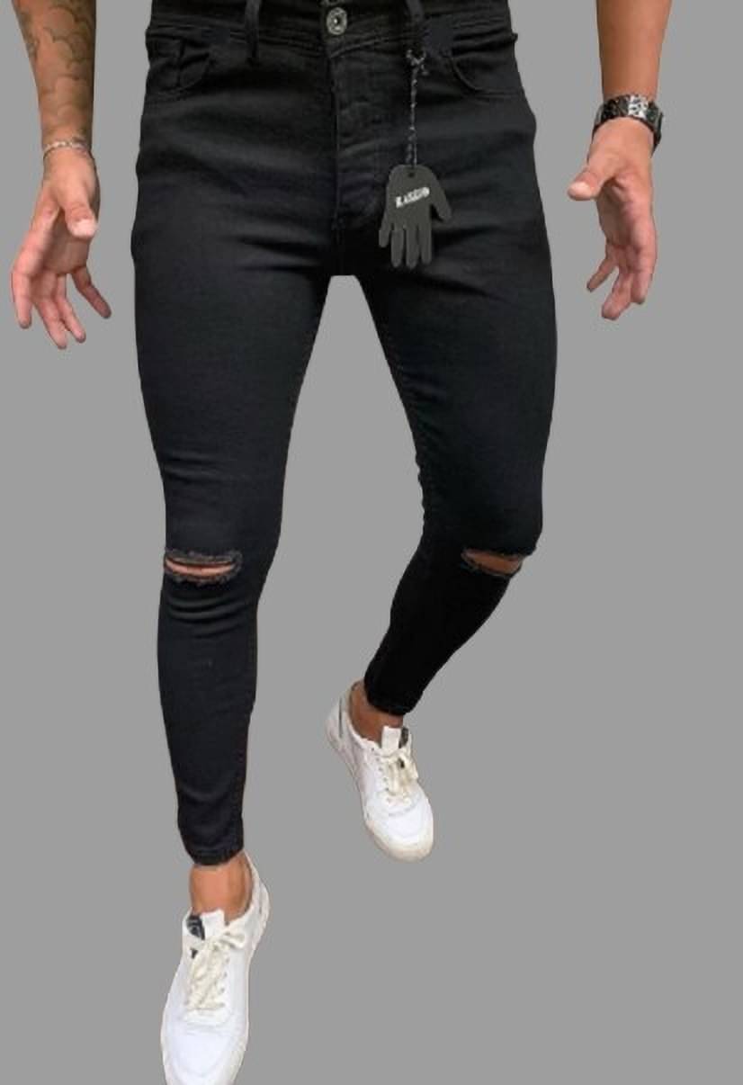 WHATON Skinny Fit Basic Men's Jeans - Black ( Pack of 1 )     			WHATON Skinny Fit Basic Men's Jeans - Black ( Pack of 1 )
