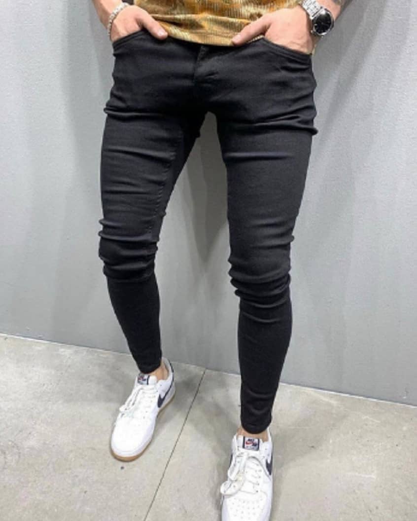 WHATON Skinny Fit Basic Men's Jeans - Black ( Pack of 1 ) - Jeans | Buy online on ZillyBuy