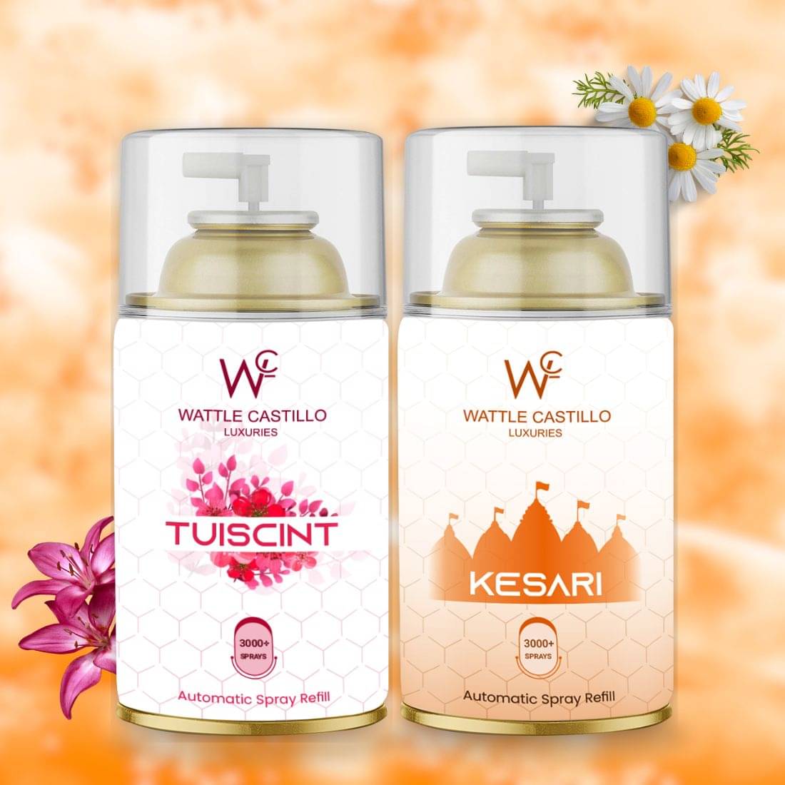     			Wattle Castillo Room Freshener Refill 265ML-tuiscint & kesari ( Pack of 2 )