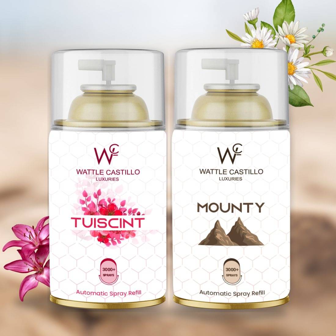     			Wattle Castillo Room Freshener Refill 265ml-tuiscint & Mounty( Pack of 2 )