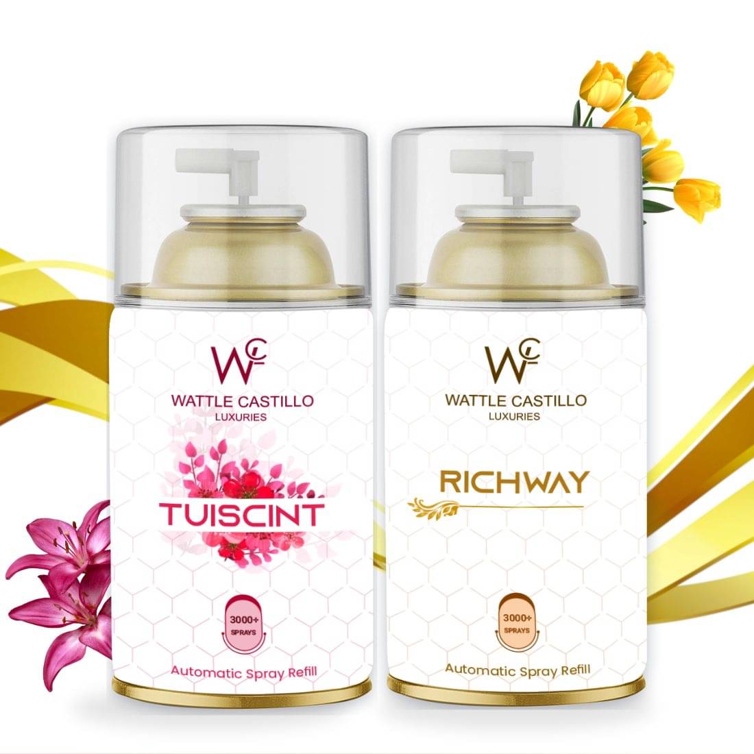     			Wattle Castillo Room Freshener Refill 265ML-tuiscint & Richway ( Pack of 2 )