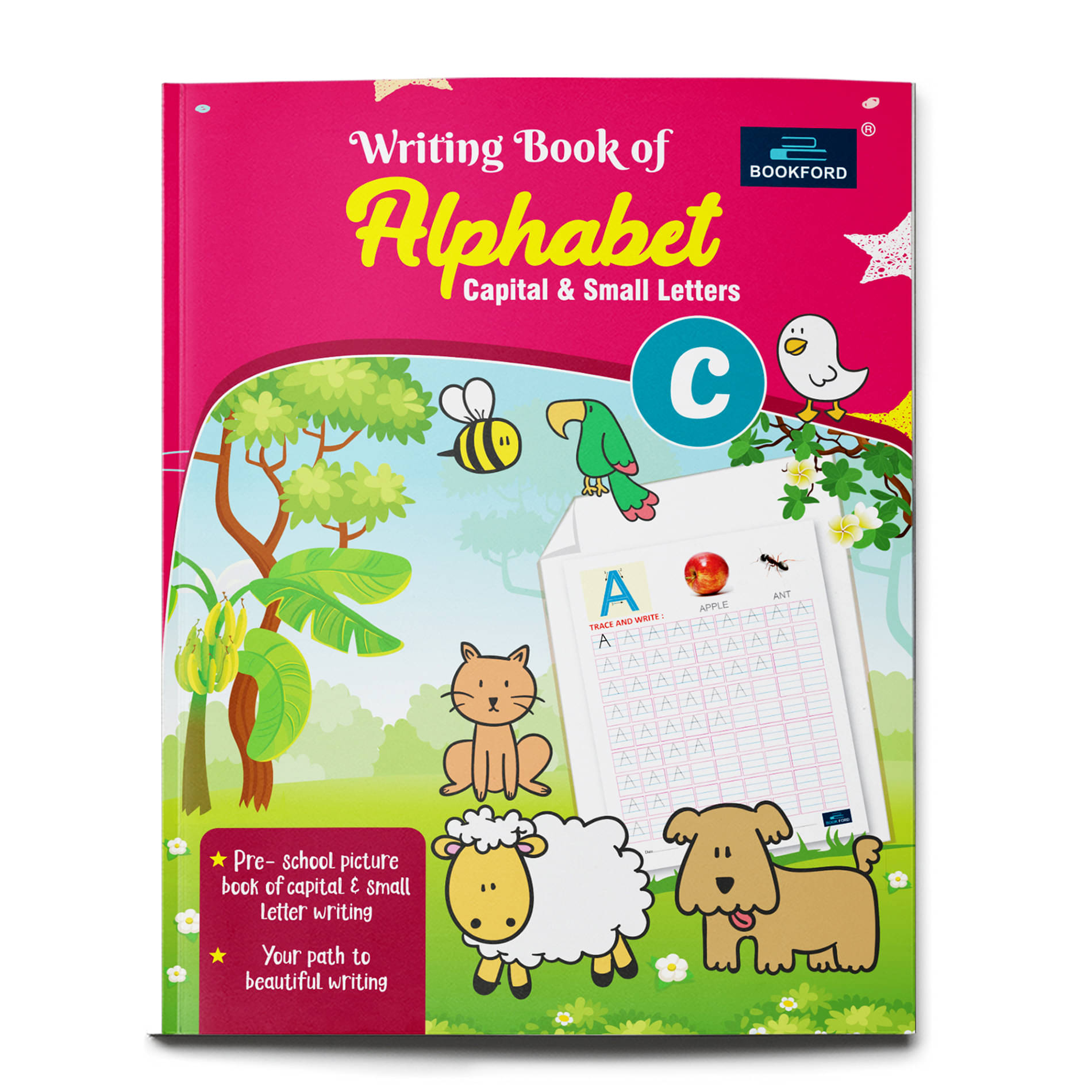 Writing Book Of Alphabet Capital & Small Letter For Kids - Part C Writing Book Of Alphabet Capital & Small Letter For Kids - Part C