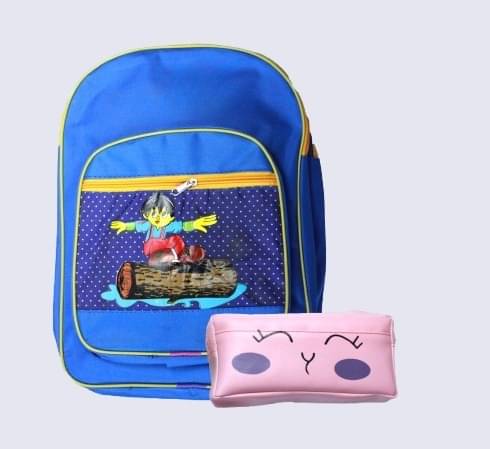     			powermerc Multicolor Polyester Backpack For Kids