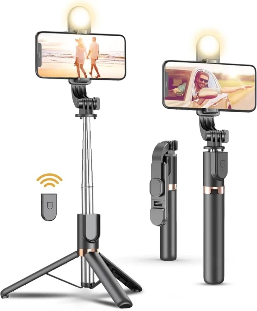     			ABR GALAXY Bluetooth Selfie Stick ( Black )