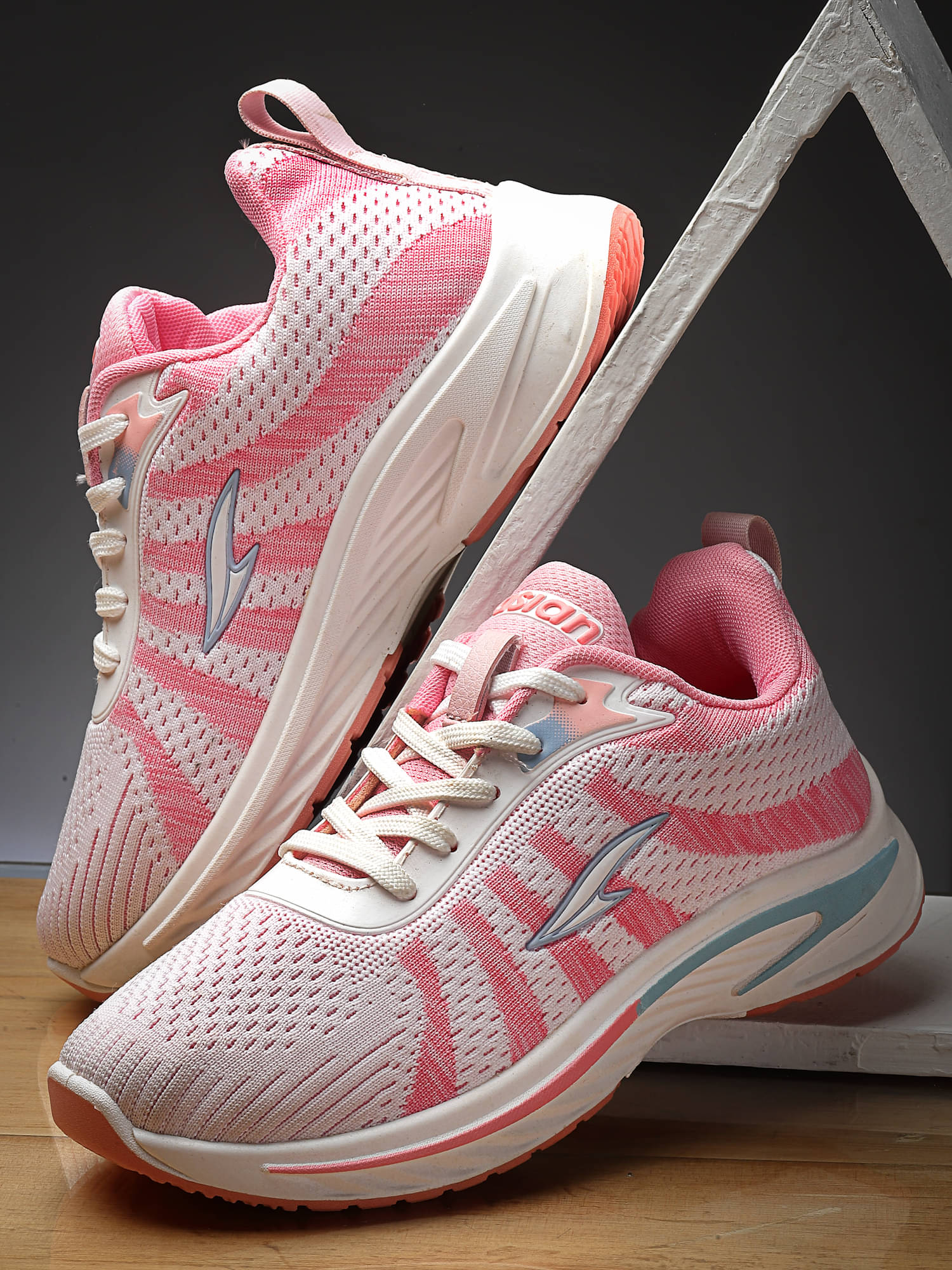     			ASIAN White Women's Sneakers