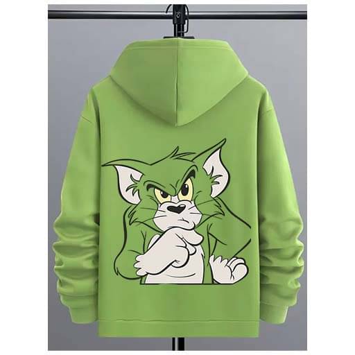    			ATIGIANO APPAREL Fleece Hooded Men's Sweatshirt - Green ( Pack of 1 )