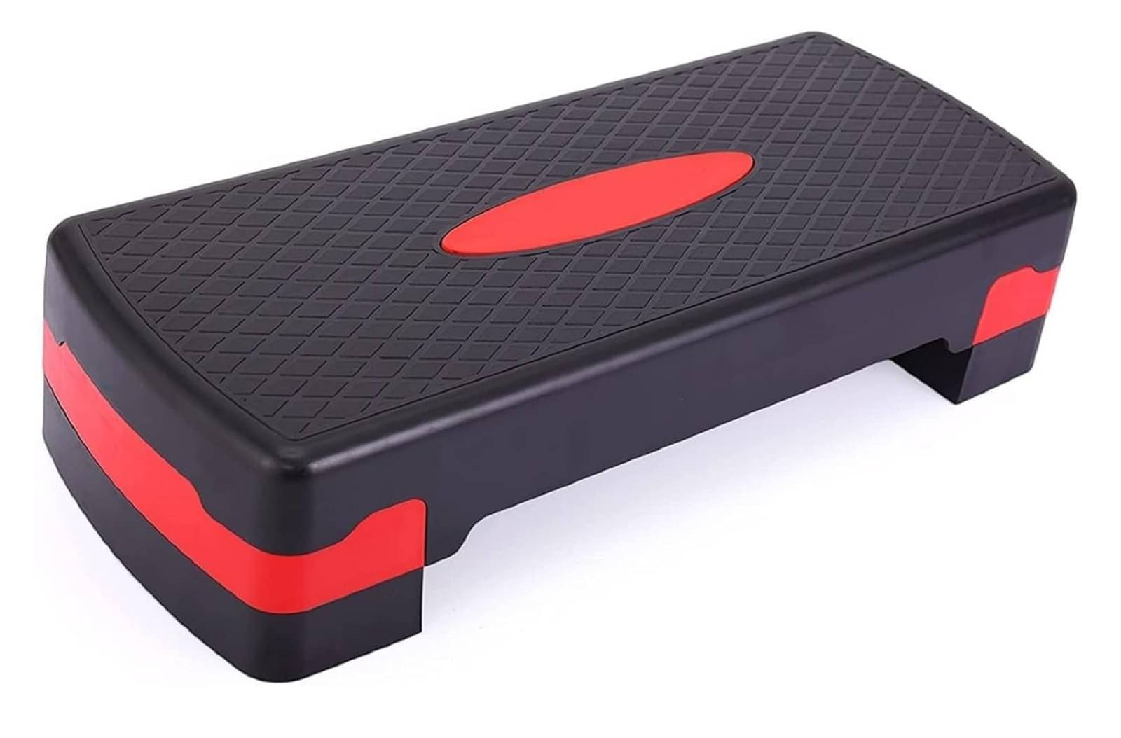     			Adjustable Aerobic Stepper For Gym, Yoga, Home (Black & Red)