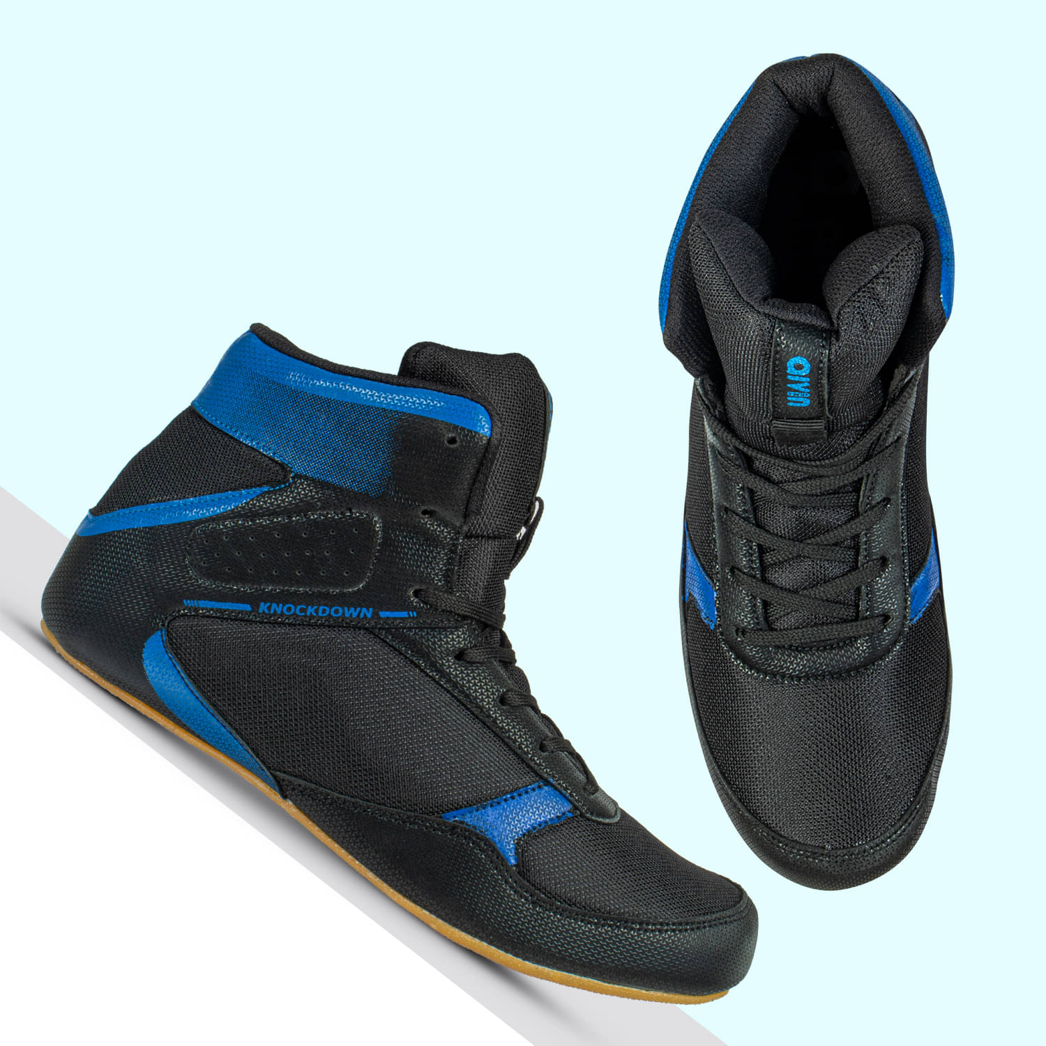     			Aivin Knockdown Black/Blue Non-Marking Black Unisex