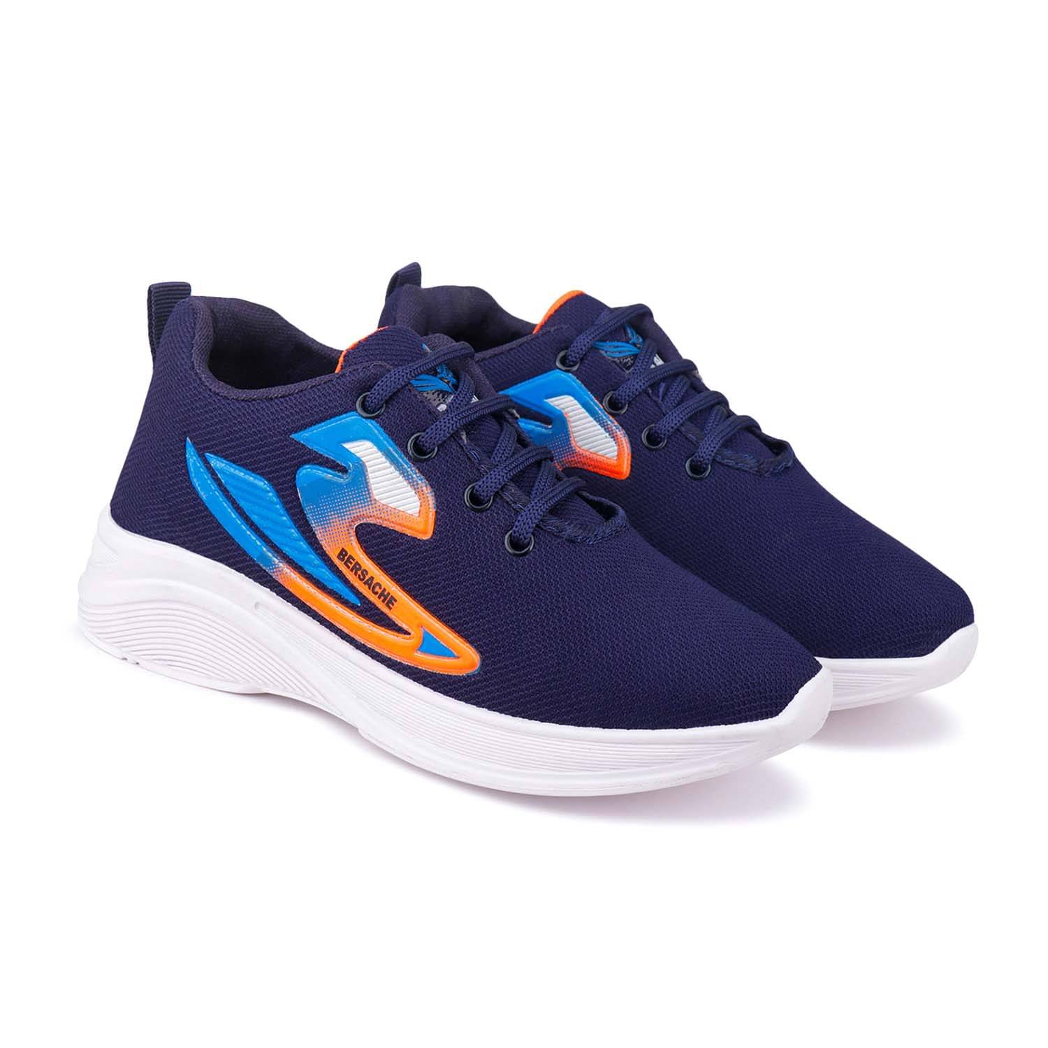     			Bersache - Navy Blue Boy's Running Shoes ( 1 Pair )