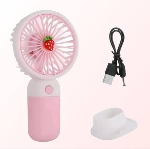 CHARKEE Rechargeable Mini Portable USB Fan Handal Fan Assorted Color Pack of 1 CHARKEE Rechargeable Mini Portable USB Fan Handal Fan Assorted Color Pack of 1