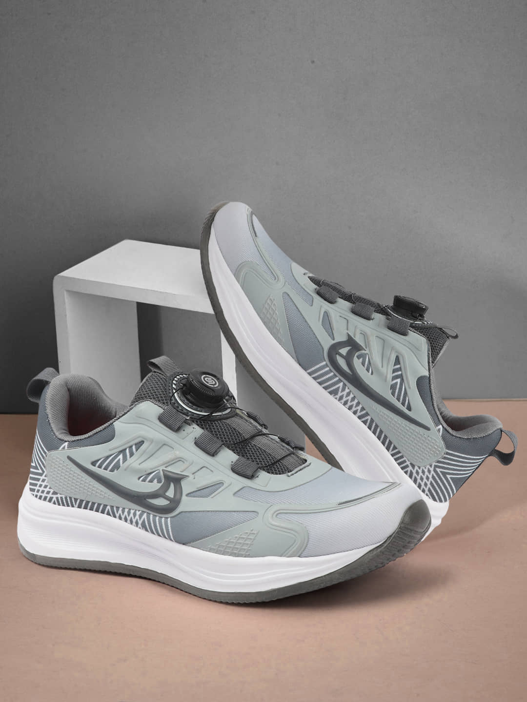 Clymb Gray Men's Sports Running Shoes - Sports Shoes | Buy online on ZillyBuy