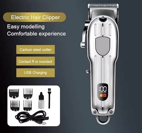     			Drake DL-1538A Silver Cordless Beard Trimmer With 200 minutes Runtime