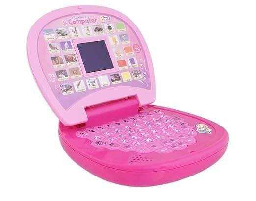     			Eclet 1pc LED Display Educational Learning Laptop with Music  (Multicolor)