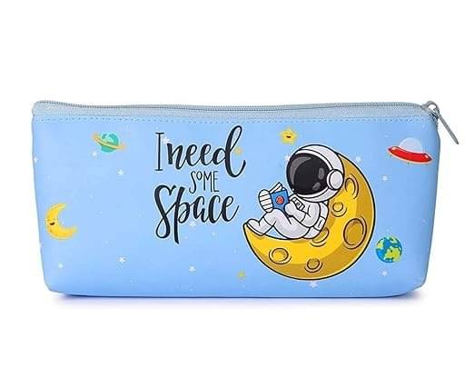     			Eclet Pencil Case Large Capacity Pouch Cute Cartoon Stationery Storage Pouch For kids Pen Pencil Case Pencil Pouch with Zipper Stationery Storage Pouch Art Polyester Pencil Box  (Set of 1, Multicolor)