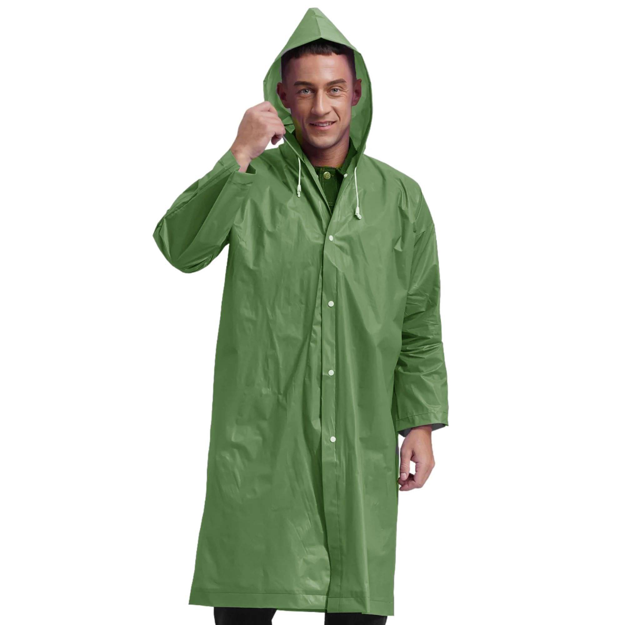 Infispace Green PVC Men's Raincoat ( Pack of 1 ) Infispace Green PVC Men's Raincoat ( Pack of 1 )