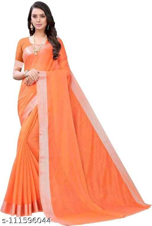 RUNAYA NX Cotton Blend Printed Saree With Unstitched Blouse Piece ( Orange ) RUNAYA NX Cotton Blend Printed Saree With Unstitched Blouse Piece ( Orange )