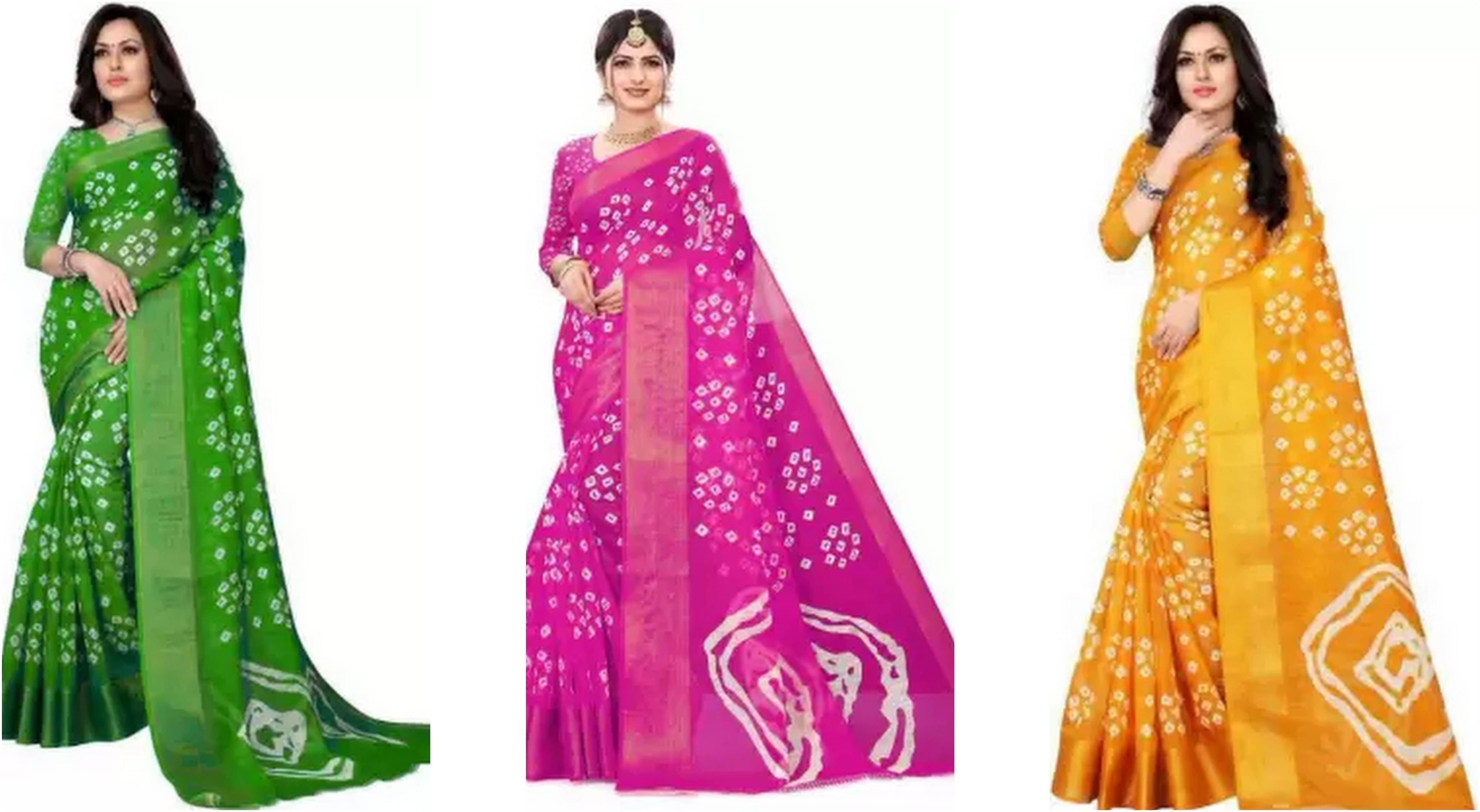 RUNAYA NX Cotton Silk Printed Saree With Unstitched Blouse Piece ( Multicolor ) RUNAYA NX Cotton Silk Printed Saree With Unstitched Blouse Piece ( Multicolor )