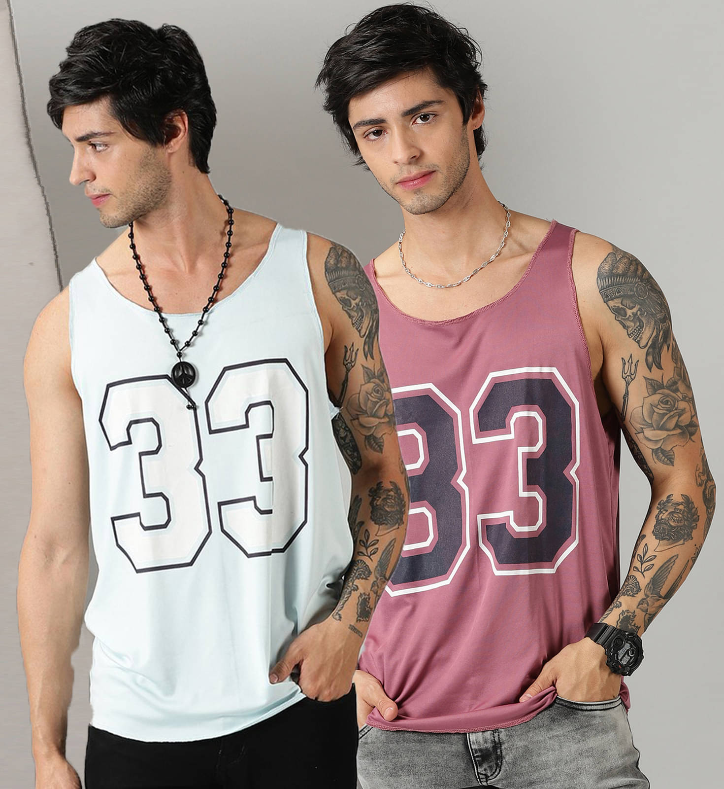 RodZen Pack of 2 Polyester Gym Vest For Men ( Multicolor ) RodZen Pack of 2 Polyester Gym Vest For Men ( Multicolor )