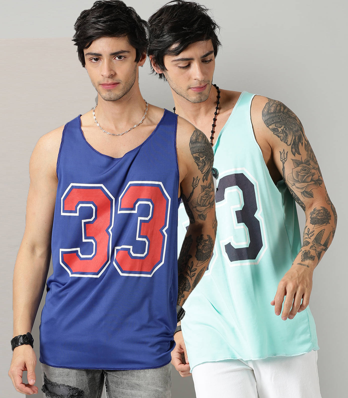     			RodZen Pack of 2 Polyester Gym Vest For Men ( Multicolor15 )