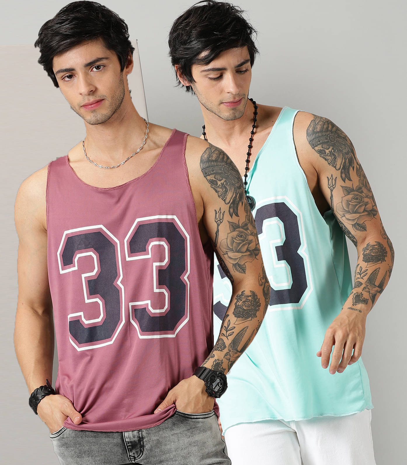     			RodZen Pack of 2 Polyester Gym Vest For Men ( Multicolor7 )