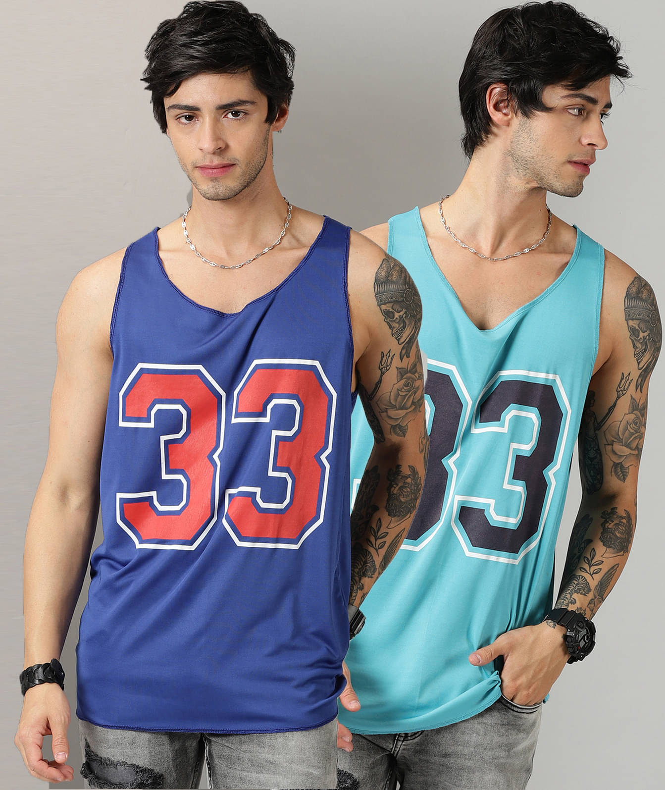     			RodZen Pack of 2 Polyester Gym Vest For Men ( Multicolor16 )