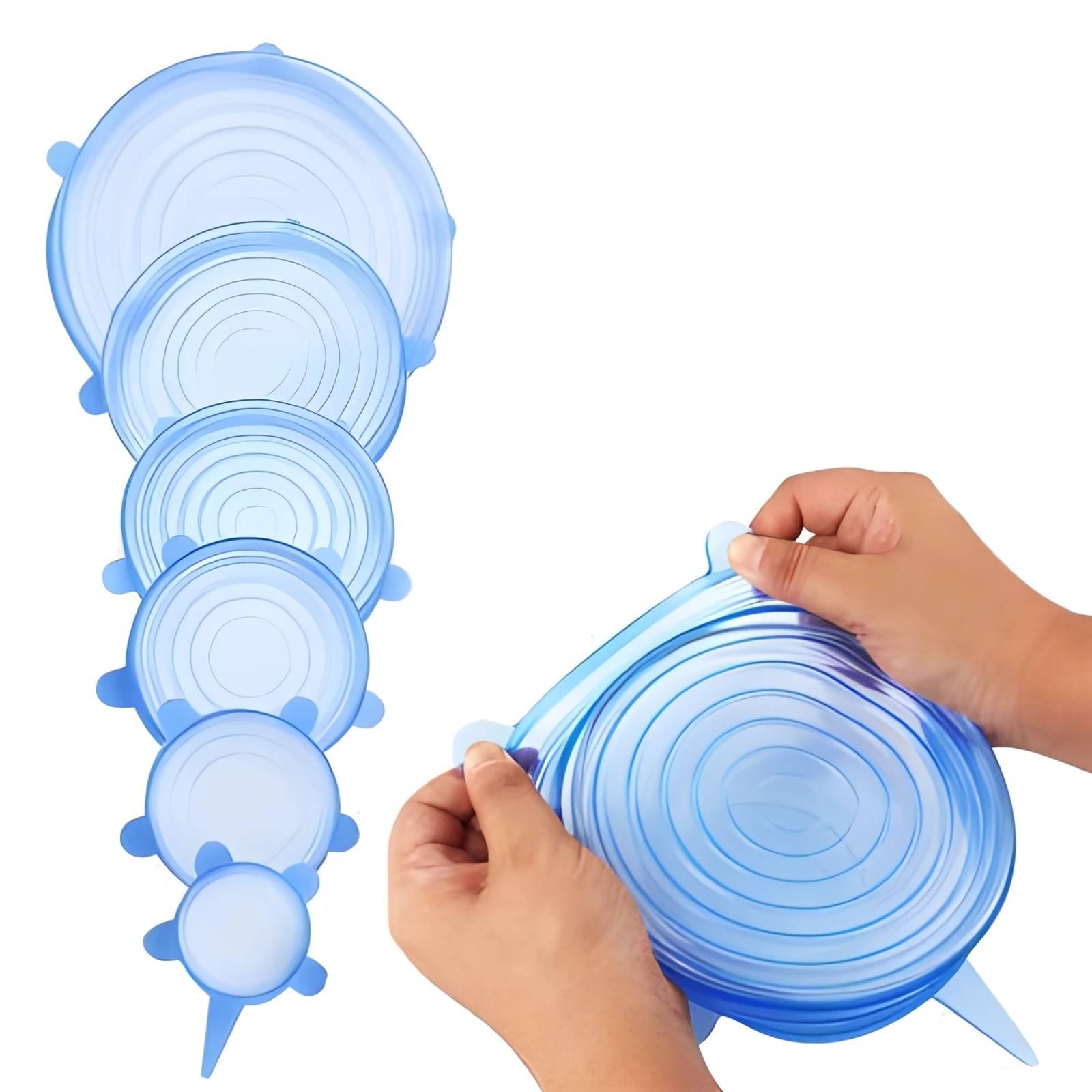 SARVASHVA TRENDS Non Stick Non-stick Cookware Sets silicone stretch lid SARVASHVA TRENDS Non Stick Non-stick Cookware Sets silicone stretch lid