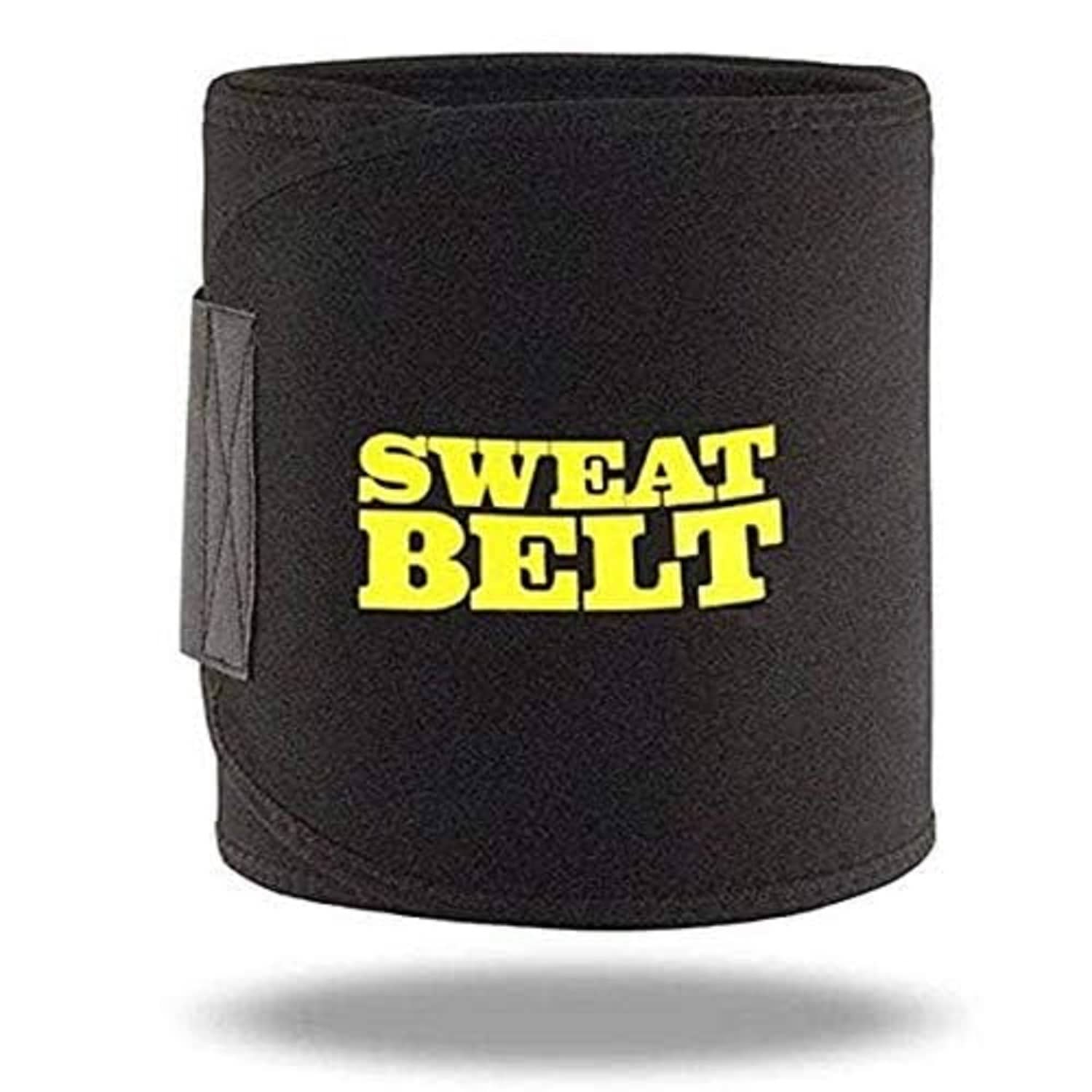 Slim Belt, Stomach Belt for Men and Women Non-Tearable,  Waist Trainer Weight Lose Belt, Exercise Belt Tummy - Sports and Fitness Equipment | Buy online on ZillyBuy
