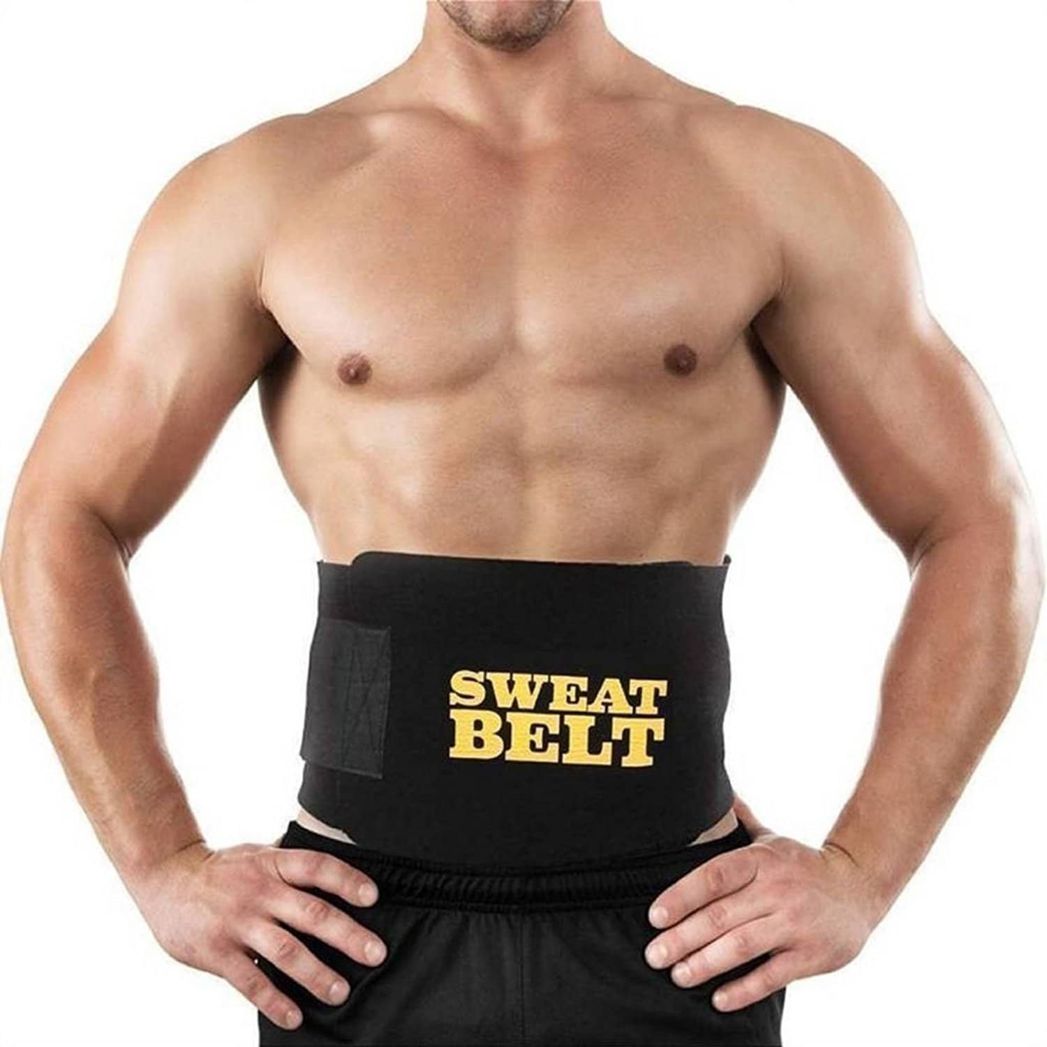 Slim Belt for Men and Women, Tummy Trimmer, Body Shaper, Waist Trainer Free Size - Sports and Fitness Equipment | Buy online on ZillyBuy