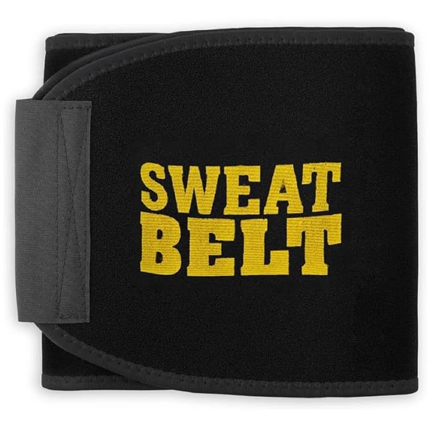 Slim Belt for Men and Women, Tummy Trimmer, Body Shaper, Sauna Waist Trainer , Free Size (Black Color) 1 Pcs - Sports and Fitness Equipment | Buy online on ZillyBuy