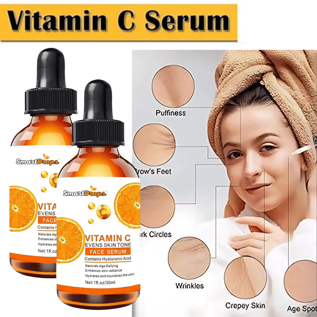 Smartdrops Face Serum Vitamin C Fairness For All Skin Type ( Pack of 2 ) Smartdrops Face Serum Vitamin C Fairness For All Skin Type ( Pack of 2 )