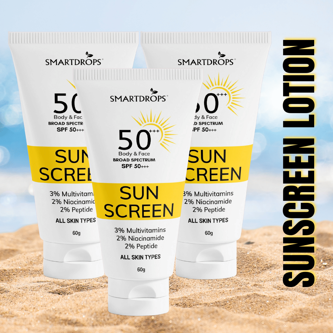 Smartdrops SPF 50 Indoor Tanning Sunscreen Cream For All Skin Type ( Pack of 3 ) Smartdrops SPF 50 Indoor Tanning Sunscreen Cream For All Skin Type ( Pack of 3 )