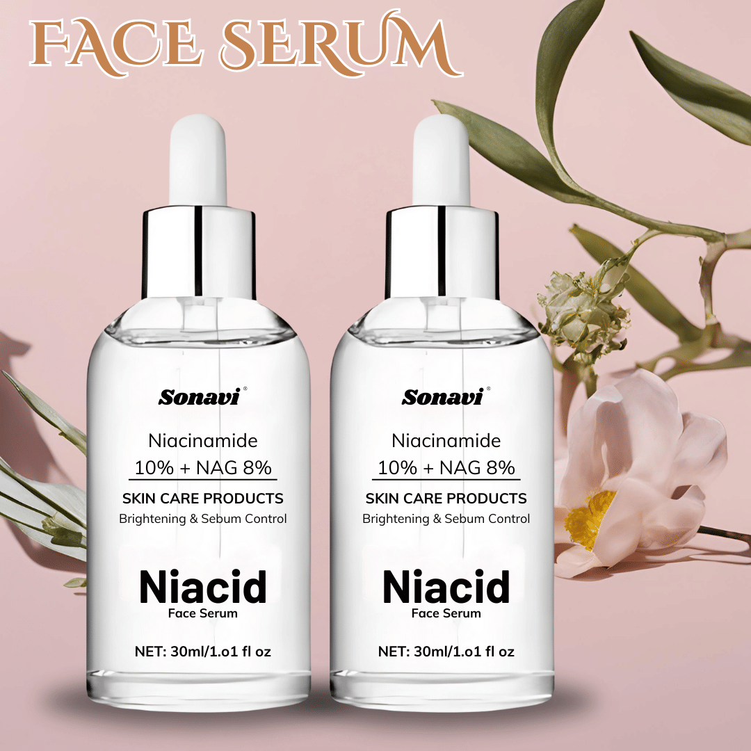     			Sonavi Face Serum Niacinamide Radiant Glow For All Skin Type ( Pack of 2 )