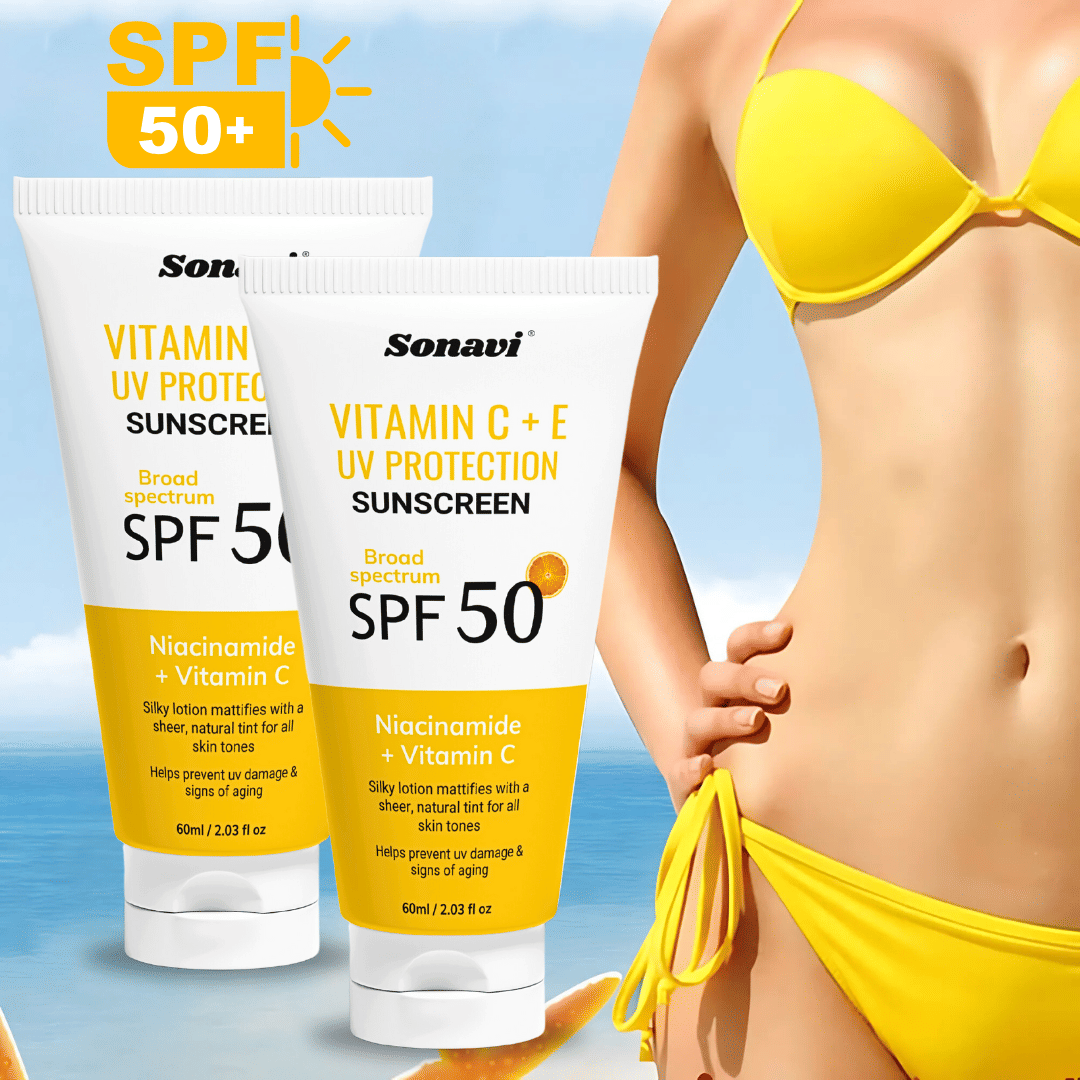 Sonavi SPF 50 Indoor Tanning Sunscreen Cream For Sensitive Skin ( Pack of 2 ) Sonavi SPF 50 Indoor Tanning Sunscreen Cream For Sensitive Skin ( Pack of 2 )