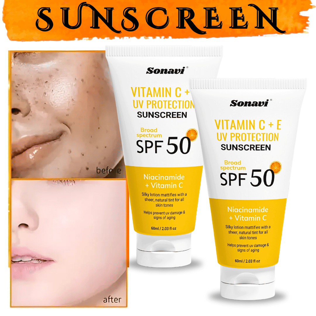 Sonavi SPF 50 Sunscreen Cream For All Skin Type ( Pack of 2 )