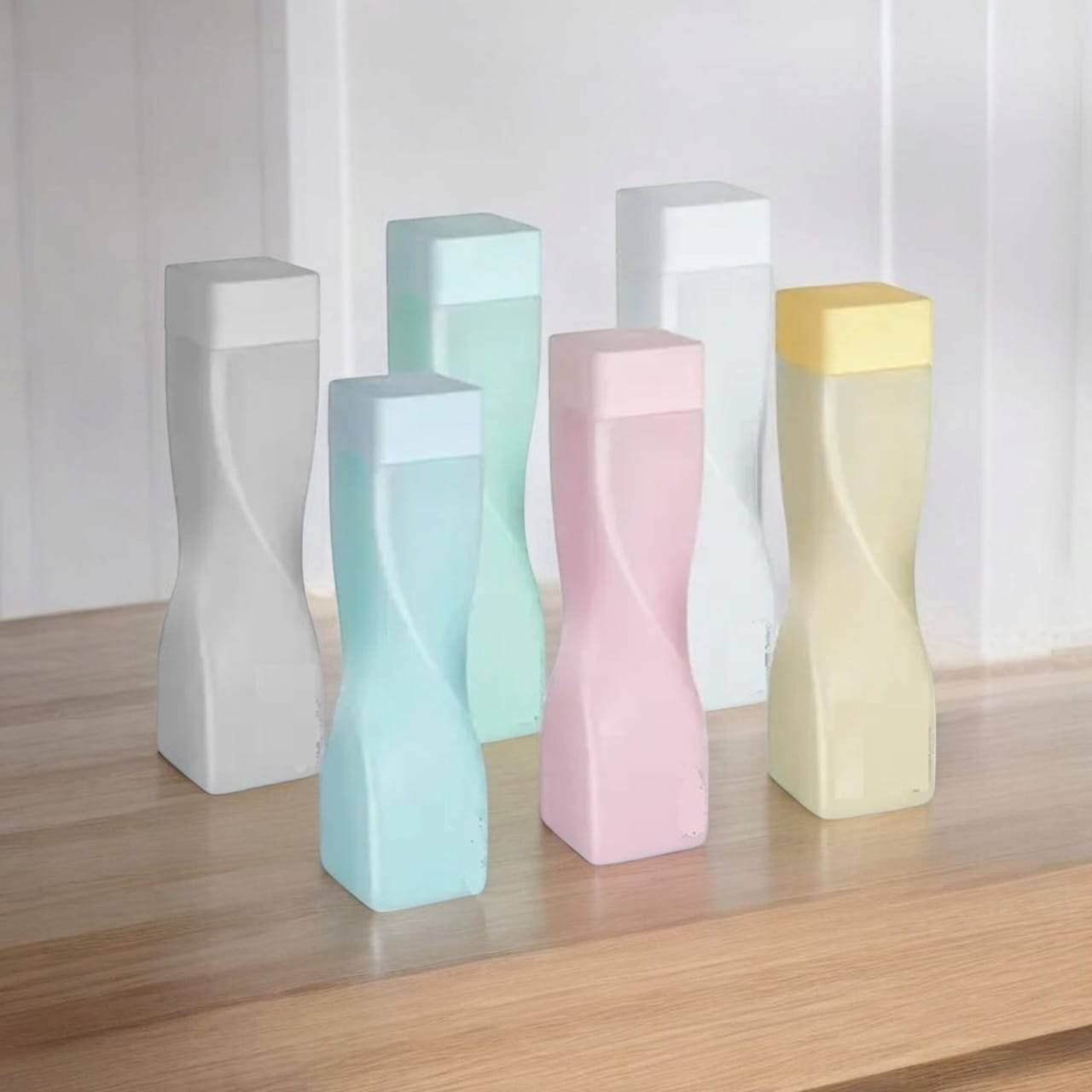 Stysol Frosty Water Bottel Multicolor Plastic Fridge Water Bottle 1005 mL ( 6 ) Stysol Frosty Water Bottel Multicolor Plastic Fridge Water Bottle 1005 mL ( 6 )