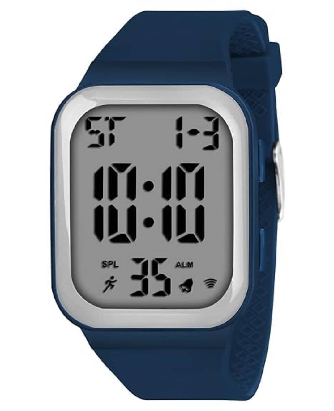 Svats Blue Silicon Digital Men's Watch