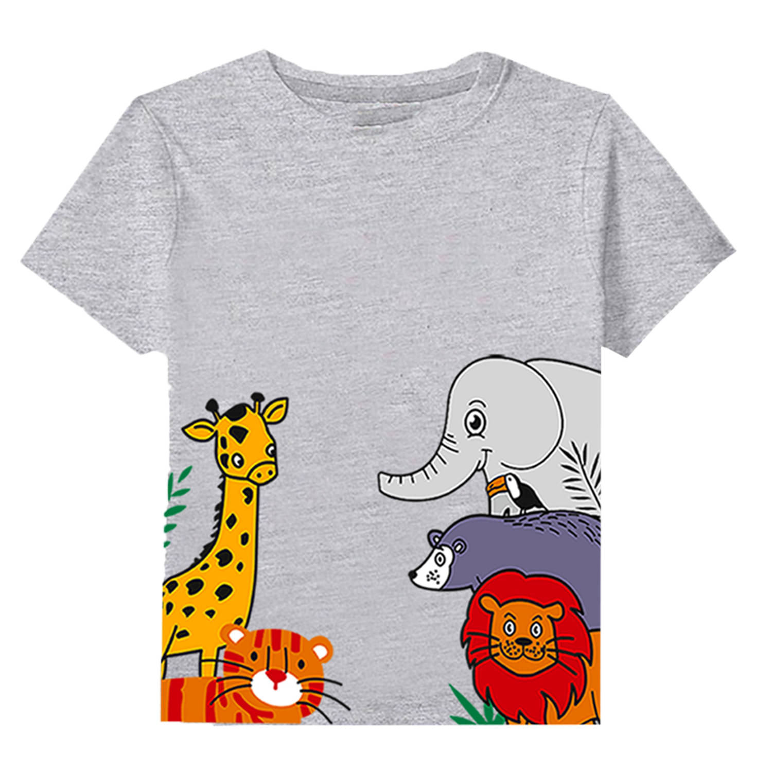     			TitTom Pack of 1 Boys Cotton T-Shirt ( Grey )