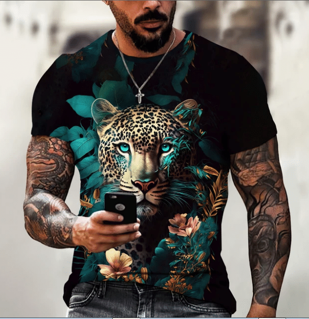 Ud Fabric Men Cotton Blend Regular Fit Printed T-Shirt ( Black ) Ud Fabric Men Cotton Blend Regular Fit Printed T-Shirt ( Black )