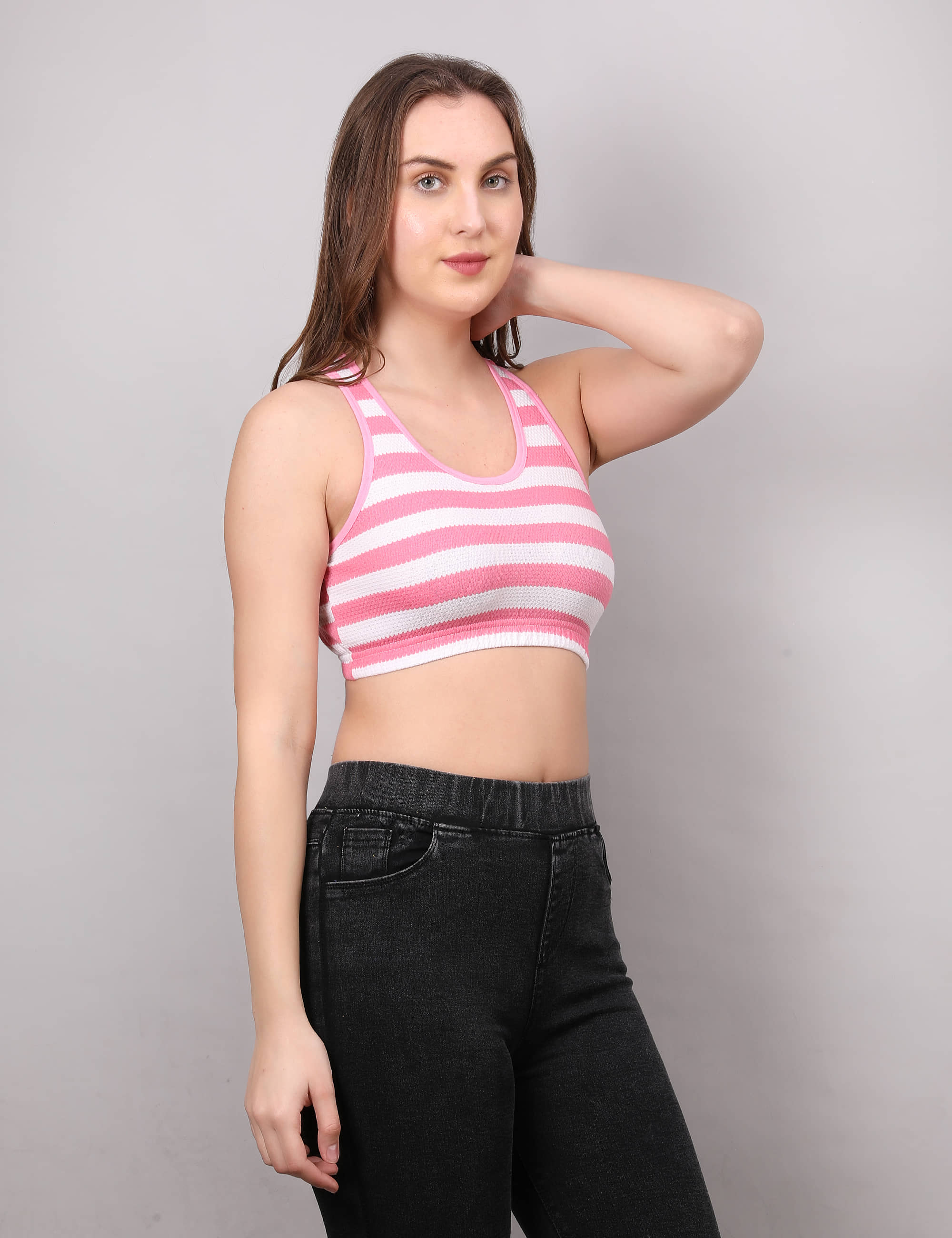 VEE SAA Pack of 1 Cotton Non Padded Bralette Bra For Women ( Pink )