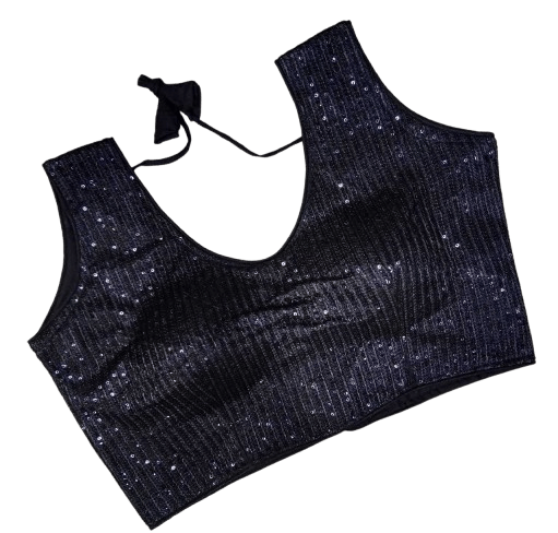     			fancynine Black Readymade with Pad Cotton Women's Blouse ( Pack of 1 )