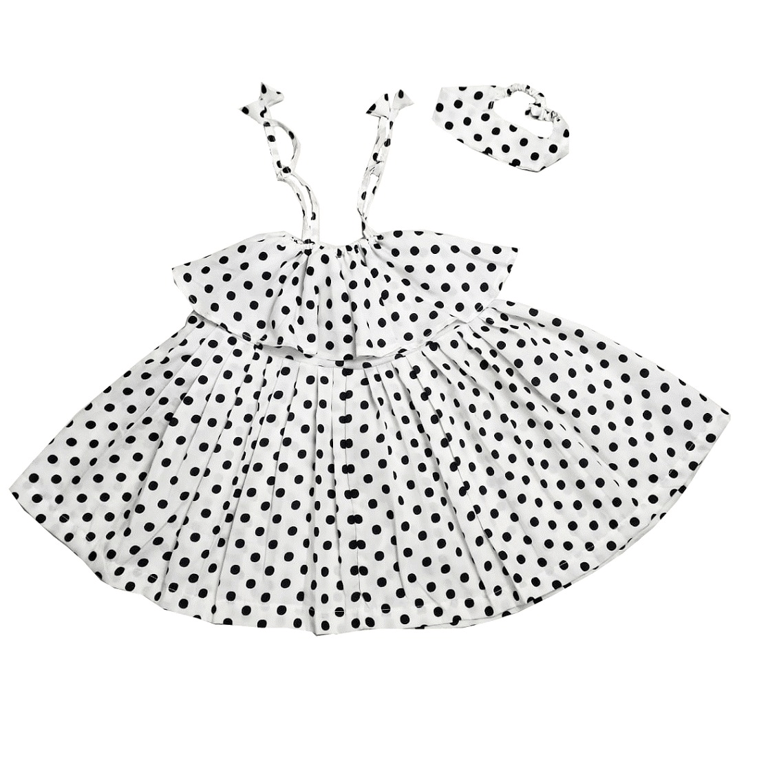     			harshvardhanmart.com Crepe Frock For Girls ( Pack of 1 , White )