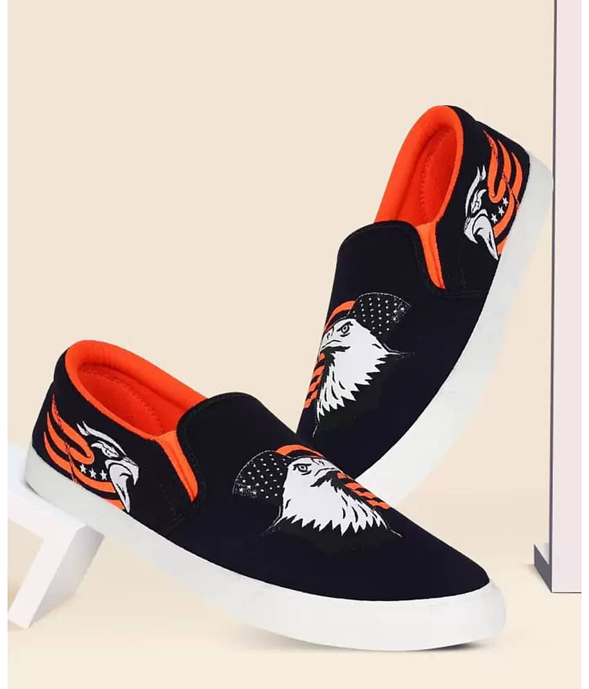 hotstyle 113 Orange Men's Slip-on Shoes - Casual Shoes | Buy online on ZillyBuy