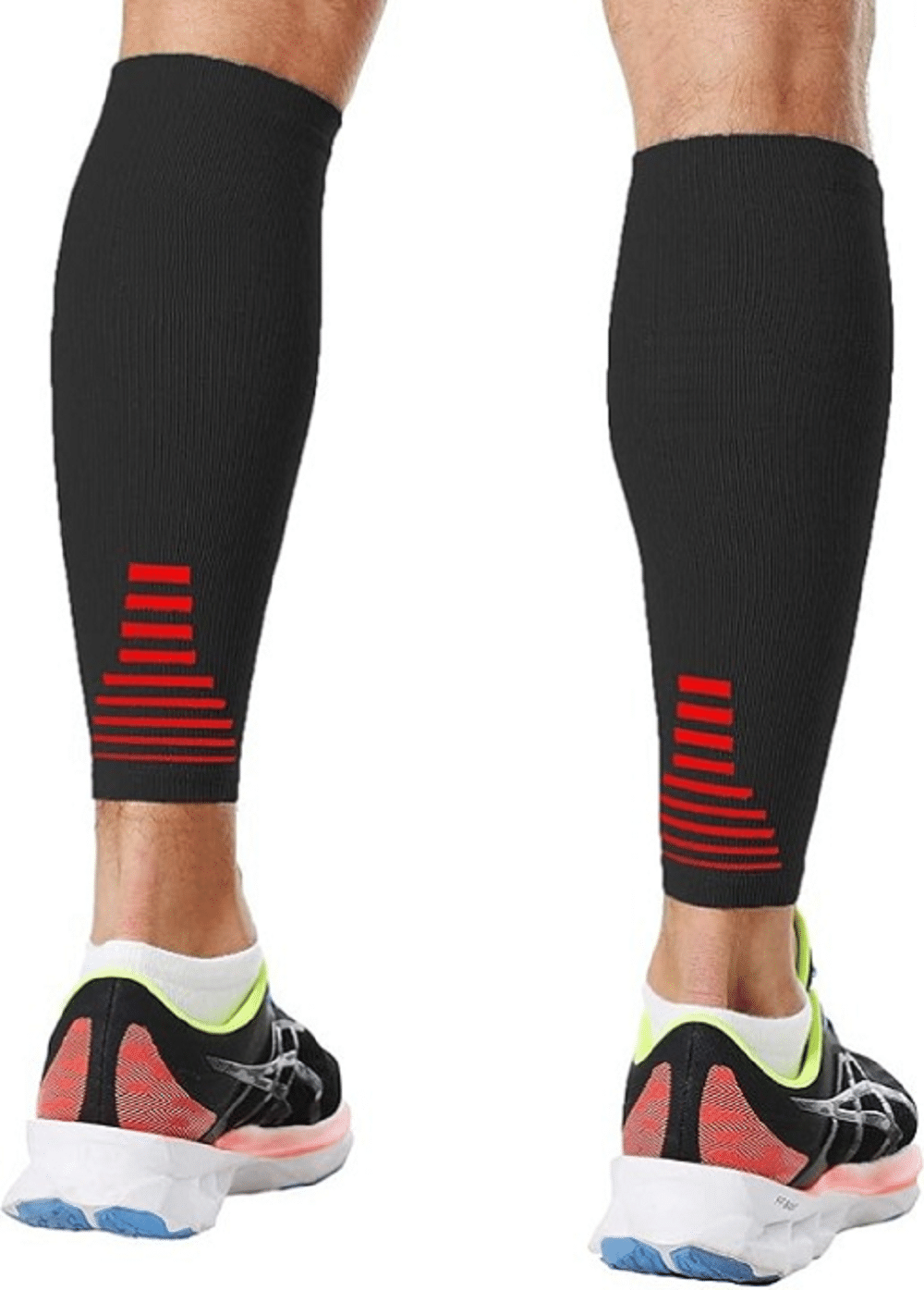     			ADONYX Black Calf Support ( Pack of 2 )