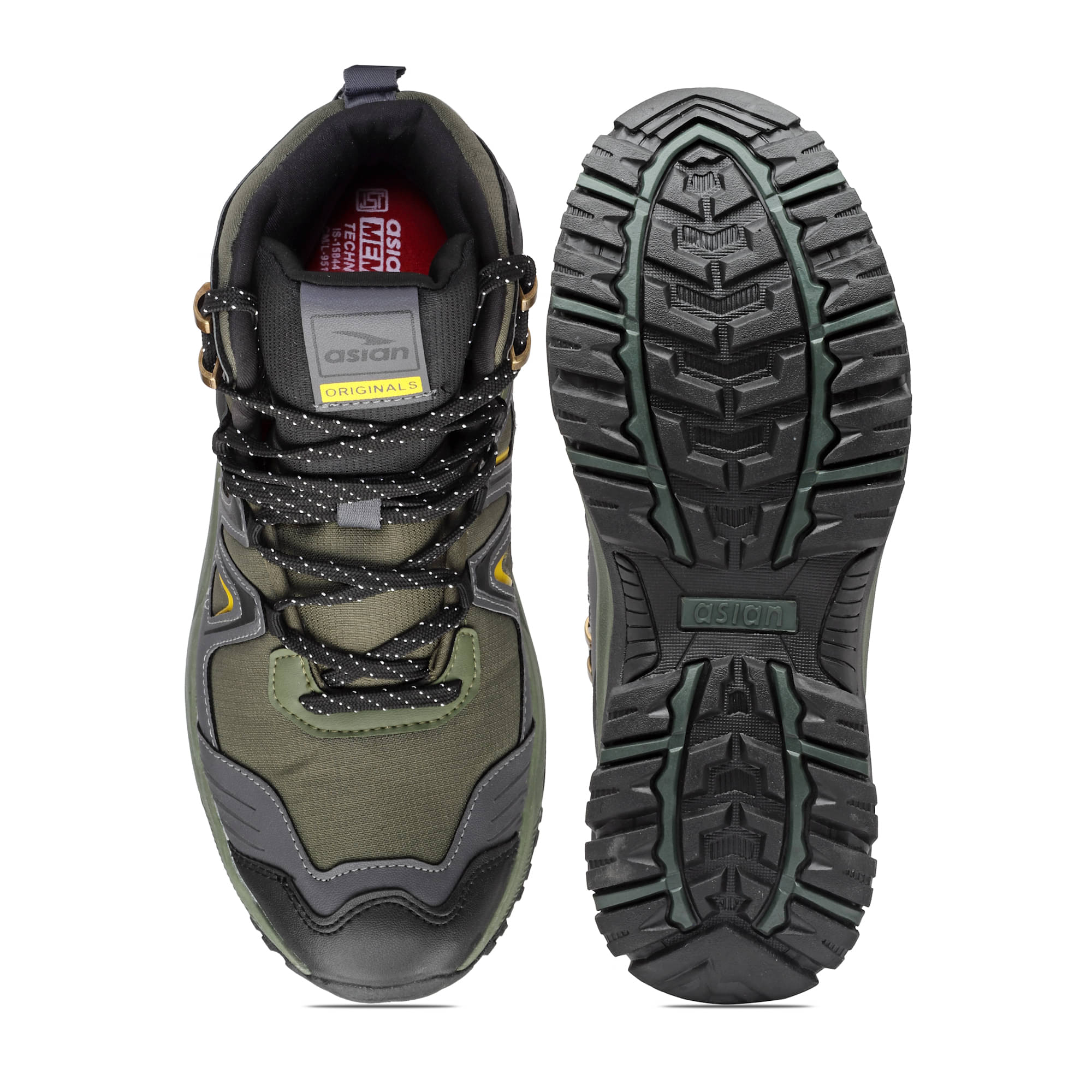 ASIAN EVEREST-24 Dark Grey Men's Trekking Shoes