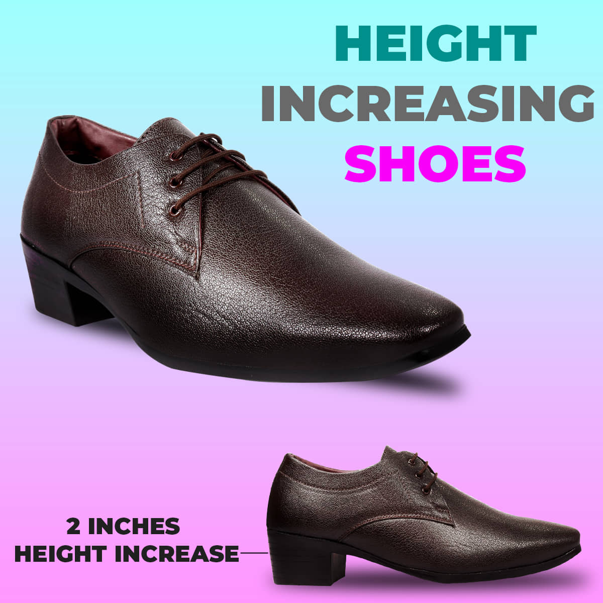 BXXY Brown Men's Derby Formal Shoes - Formal Shoes | Buy online on ZillyBuy