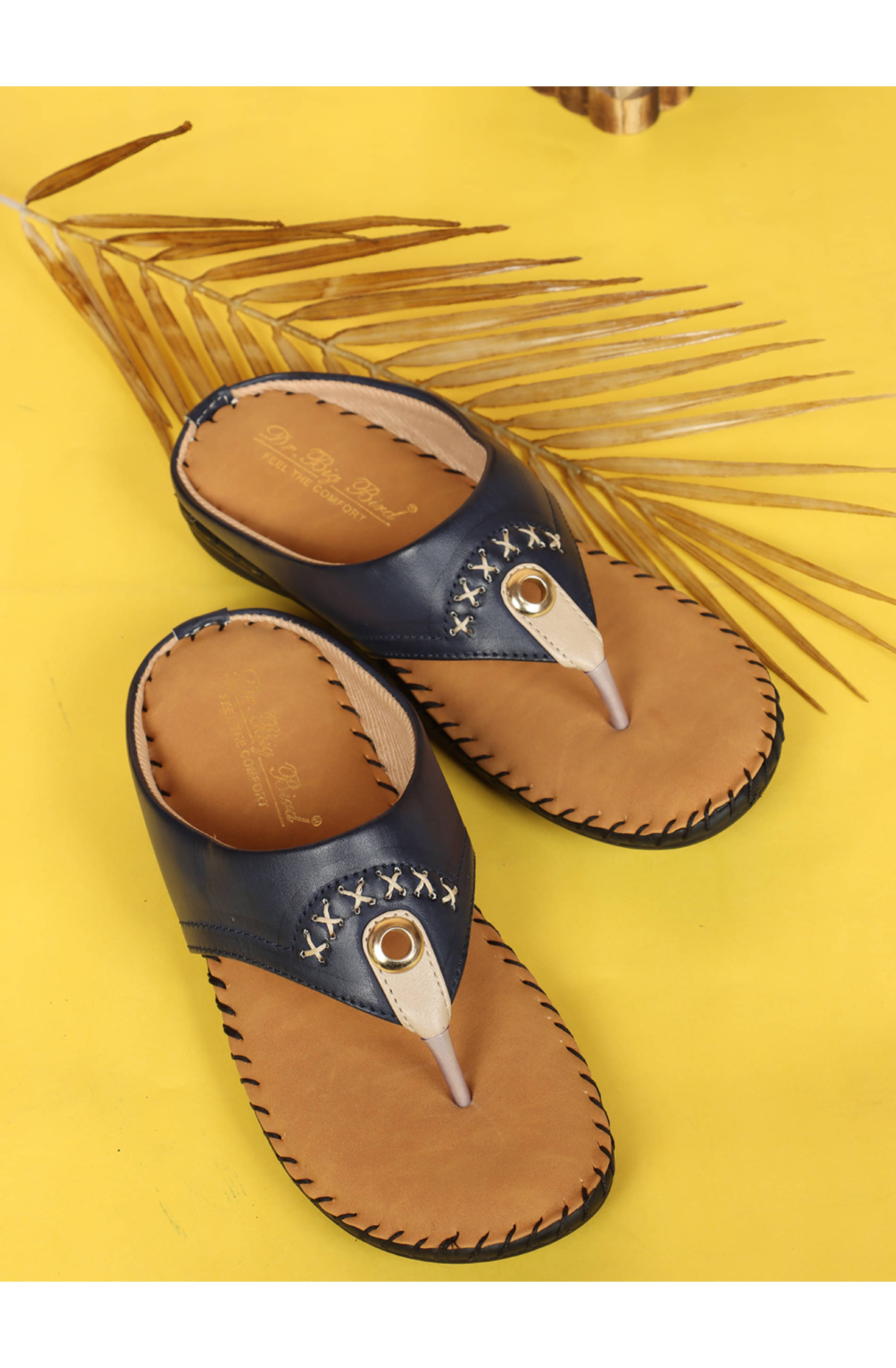     			Big Bird Footwear Blue Women's Flats