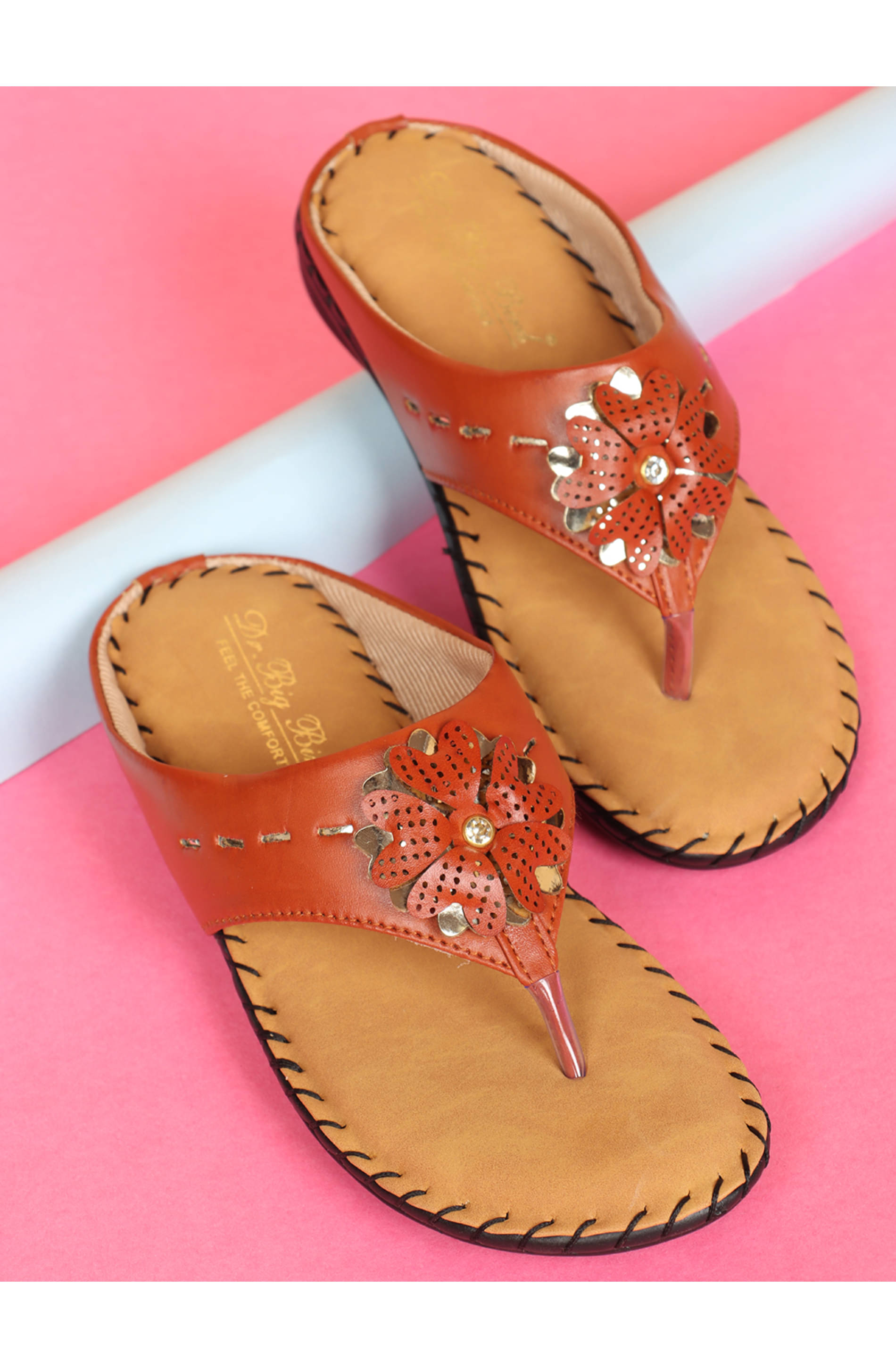     			Big Bird Footwear Tan Women's Mules